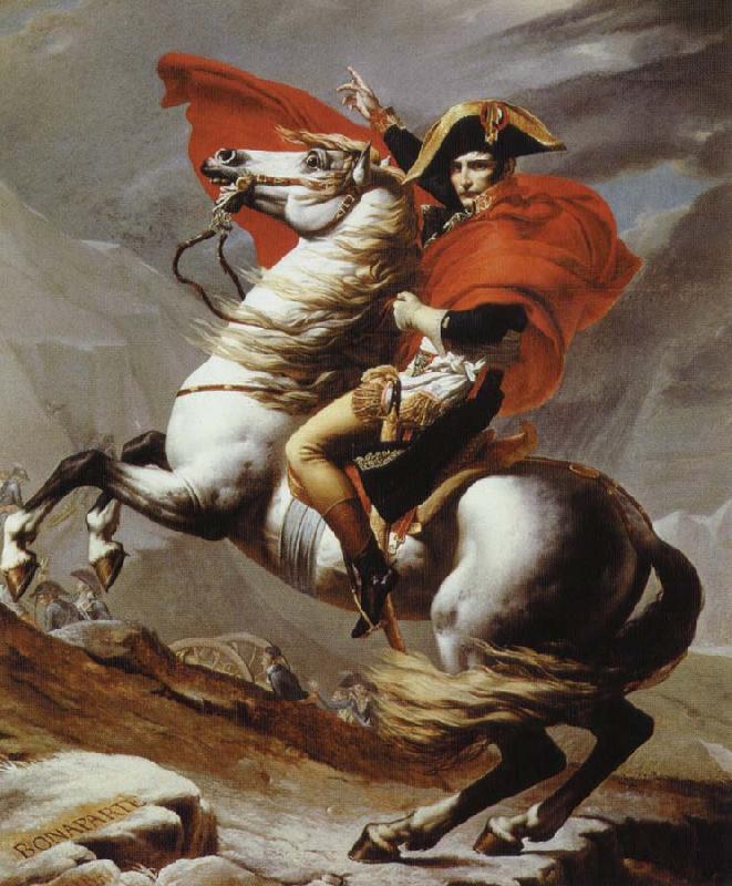 Jacques-Louis David napoleon bonaparte korsar alperna France oil painting art